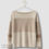 Thumbnail: Yaya Grey And Brown Knit Top - Size S