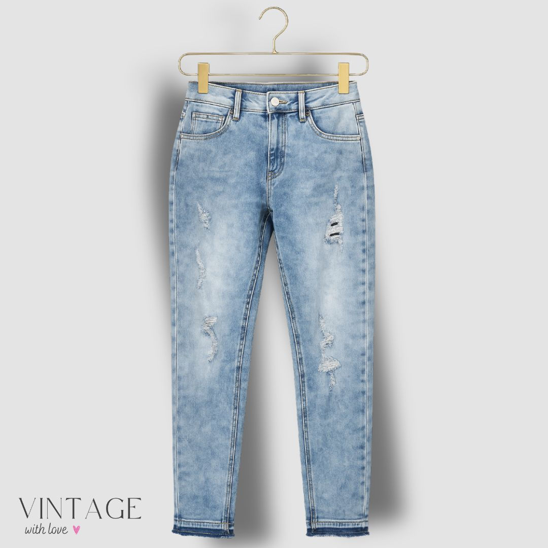 Santiago Acid Wash Denim Jeans - Size AUS 12
