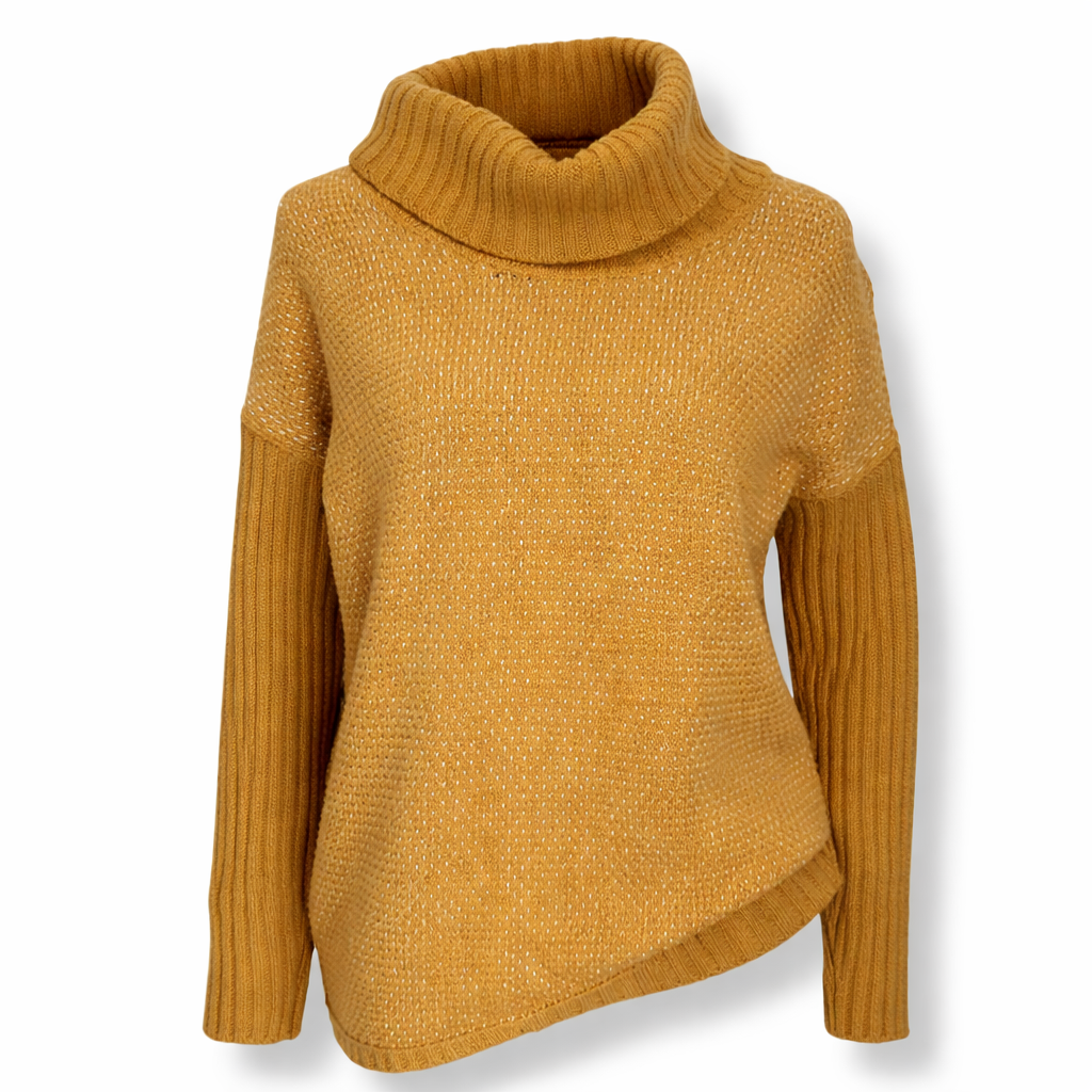Yarra Trail Mustard Turtleneck - Size XL