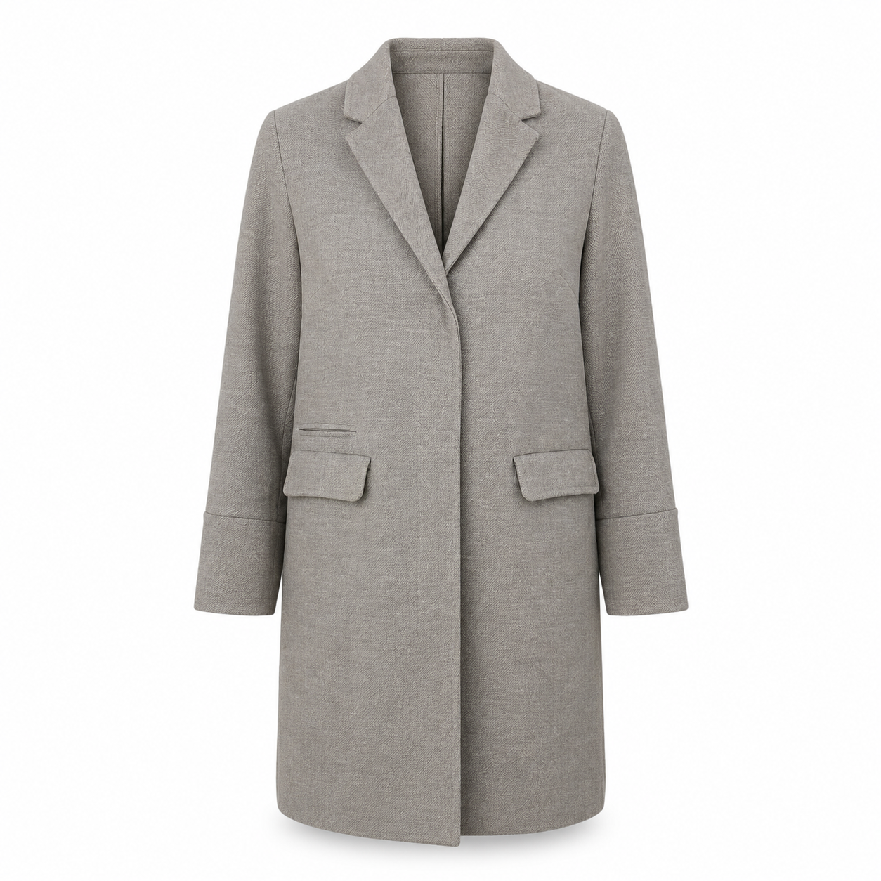 Topshop Grey Coat - Size 8