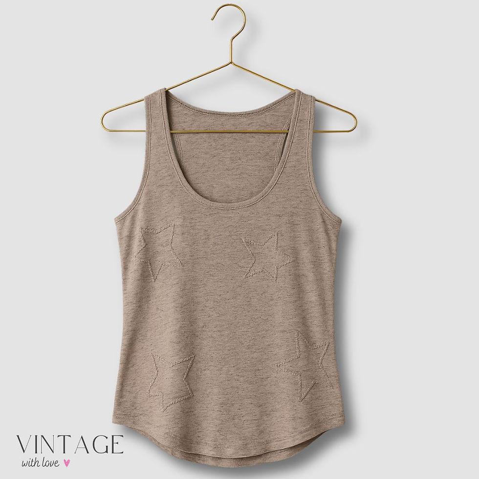 Zadig & Voltaire Beige Sleeveless Tank Top – Size XS