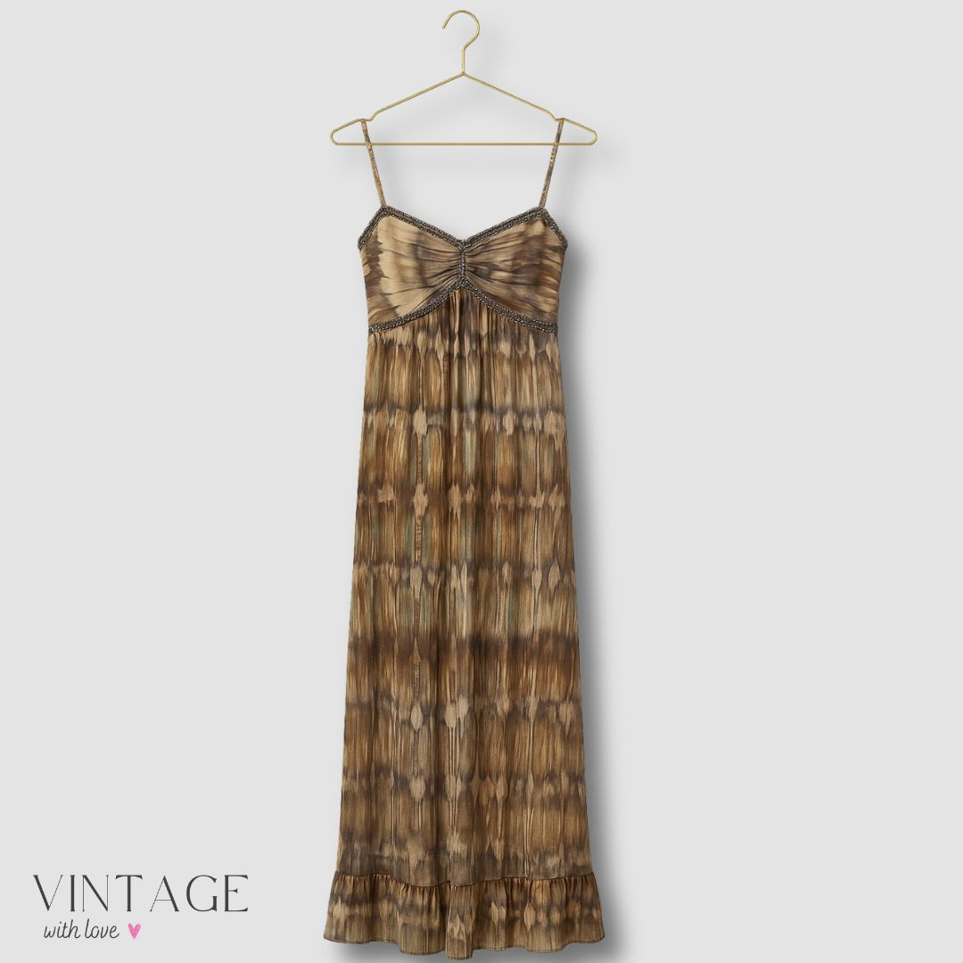 Sugarhill Boutique Brown Patterned Dress - Size L