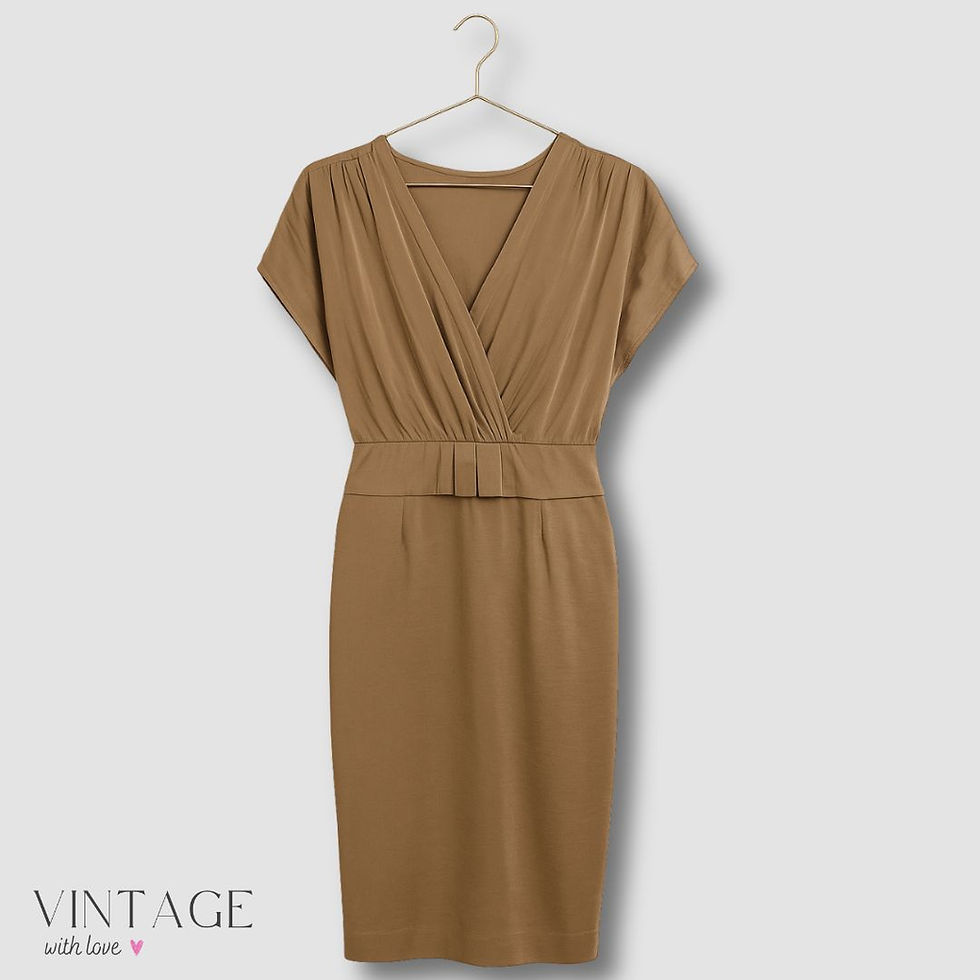 Max Mara Olive Green Dress - Size Estimate L