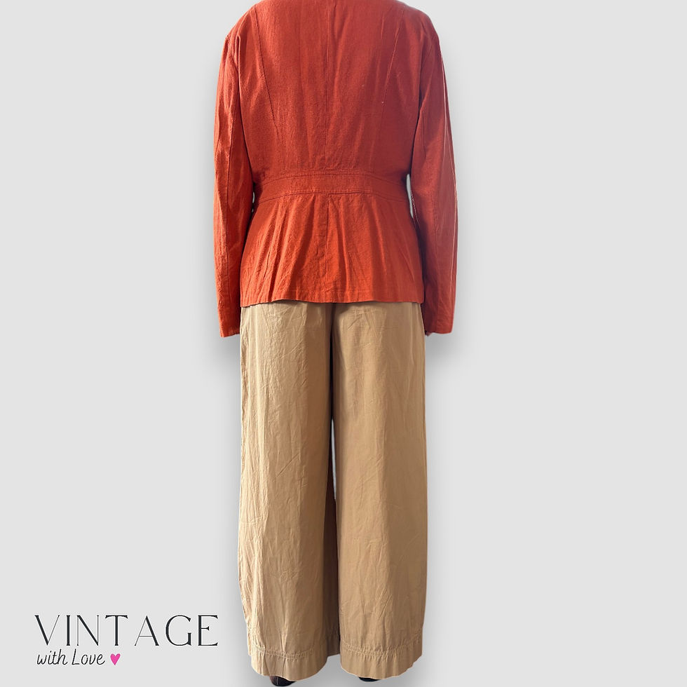 Thumbnail: Trenery Beige Wide Leg Pants - Size 12