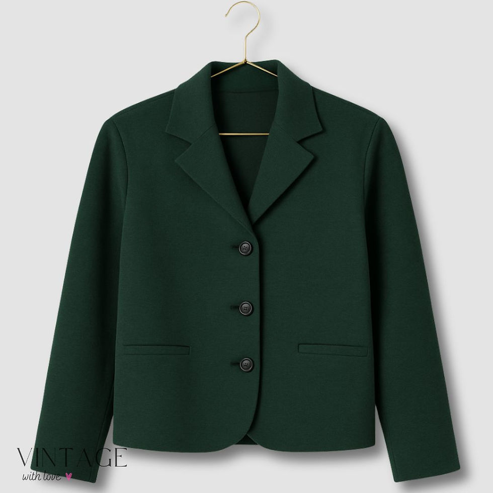 Green Blazer - Size Estimate S/M