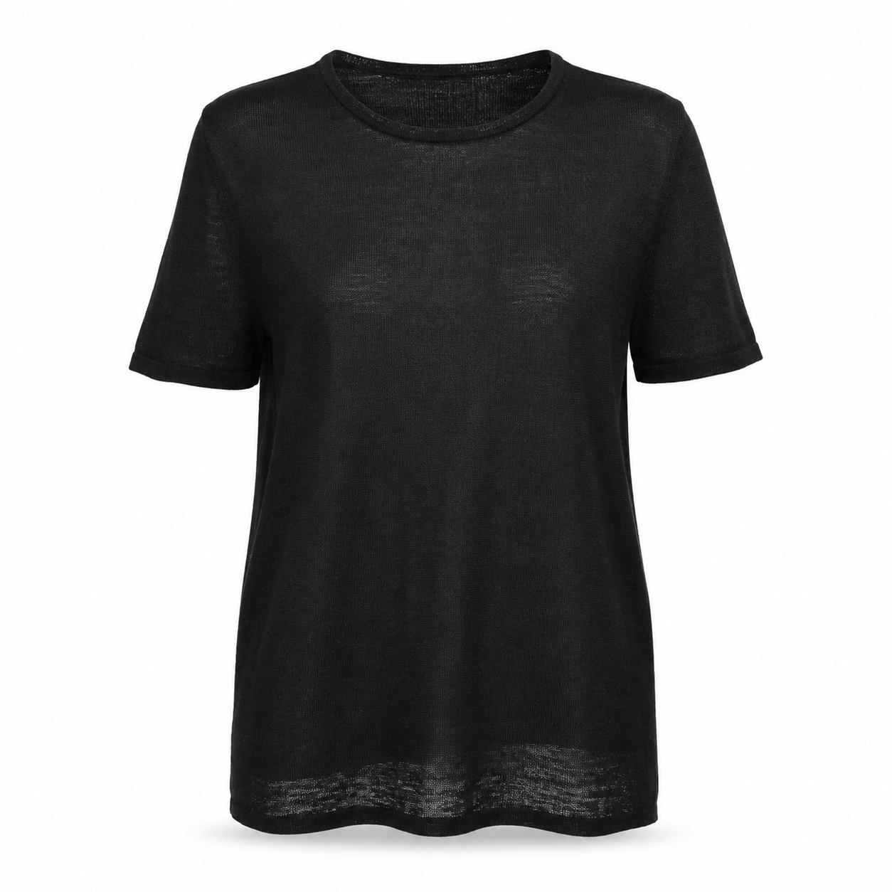 Massimo Dutti Black T-Shirt - Size S