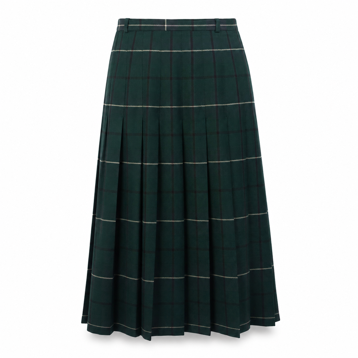 Matson Multicolour Pleated Midi Skirt - Size 12