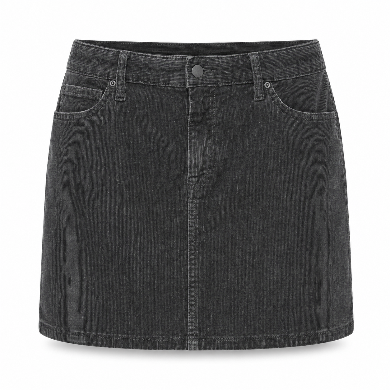 GAP Grey Corduroy Mini Skirt - Size 10 (M)