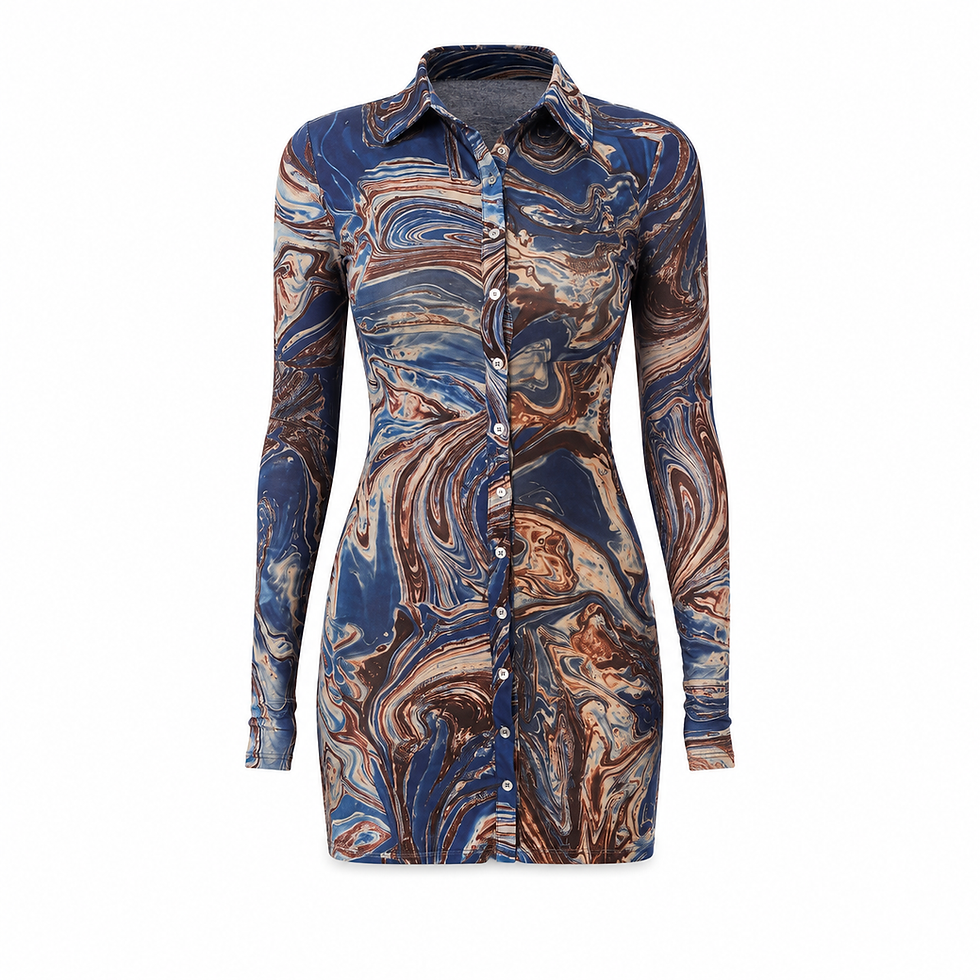 Thumbnail: Princess Polly Multicolour Print Midi Dress - Size 8