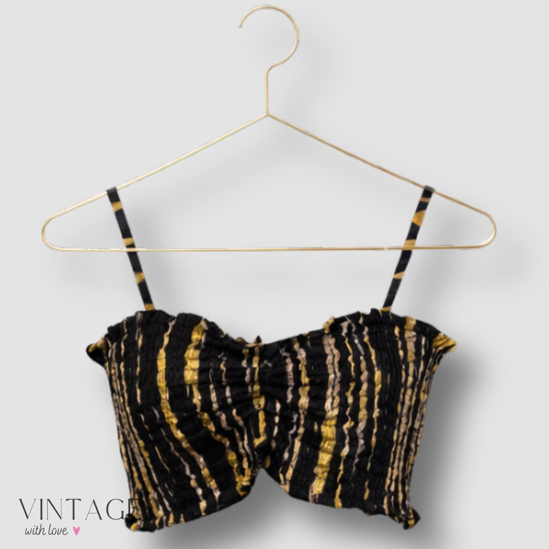 Rakha Blue & Yellow Top - Size Estimate M/L