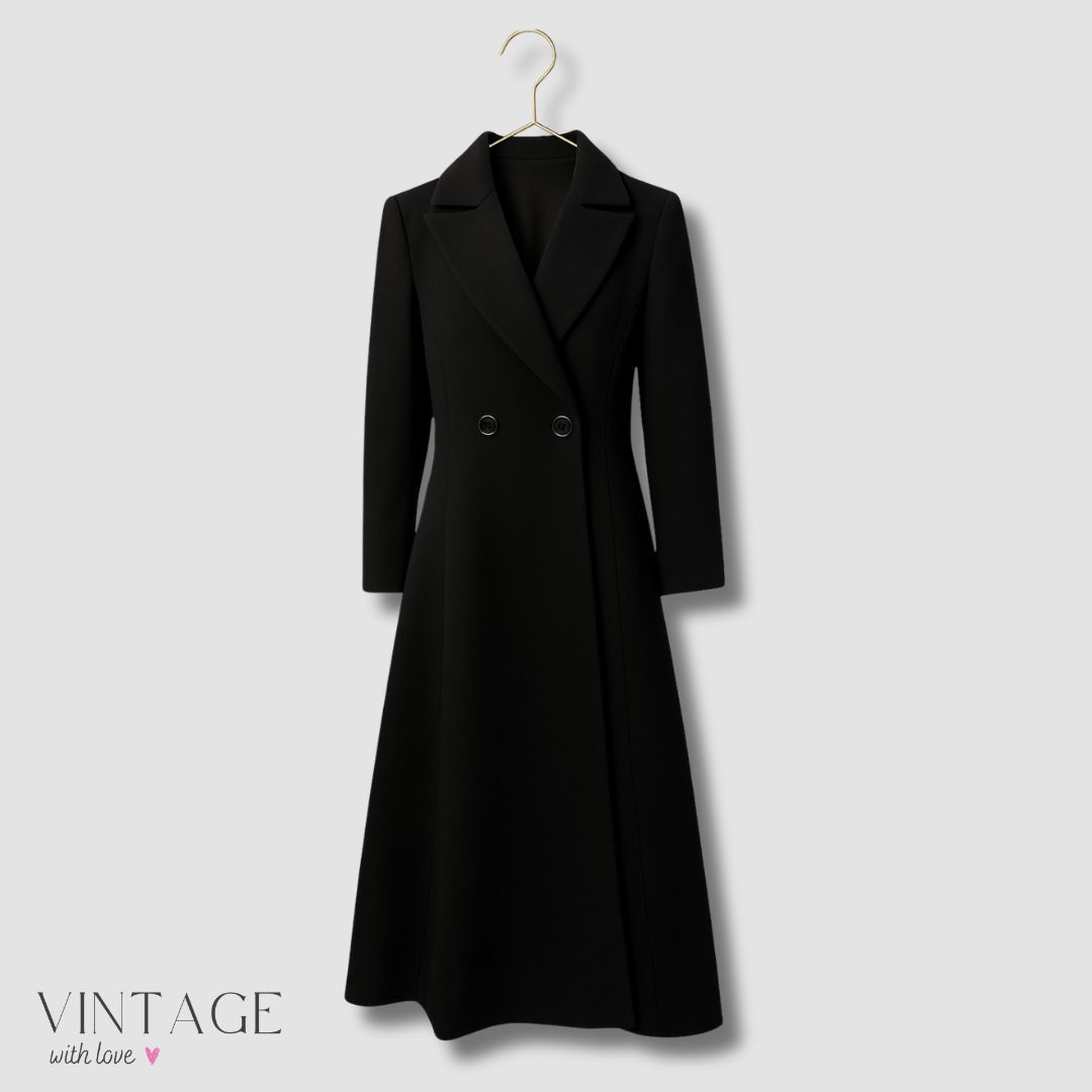 Black Winter Coat - Size 38