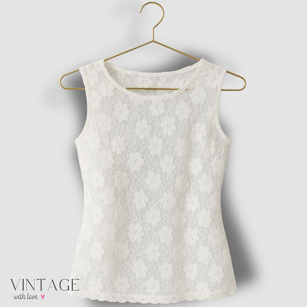 Fee Red White Sleeveless Shirt – Size Estimated XS