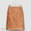 Thumbnail: Margo's Brown Leather Skirt - Size S