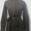 Thumbnail: Stradivarius Black Long Sleeve Button Up Dress with Belt - Size EUR S