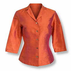 Ann Taylor Orange Blouse - Size 8