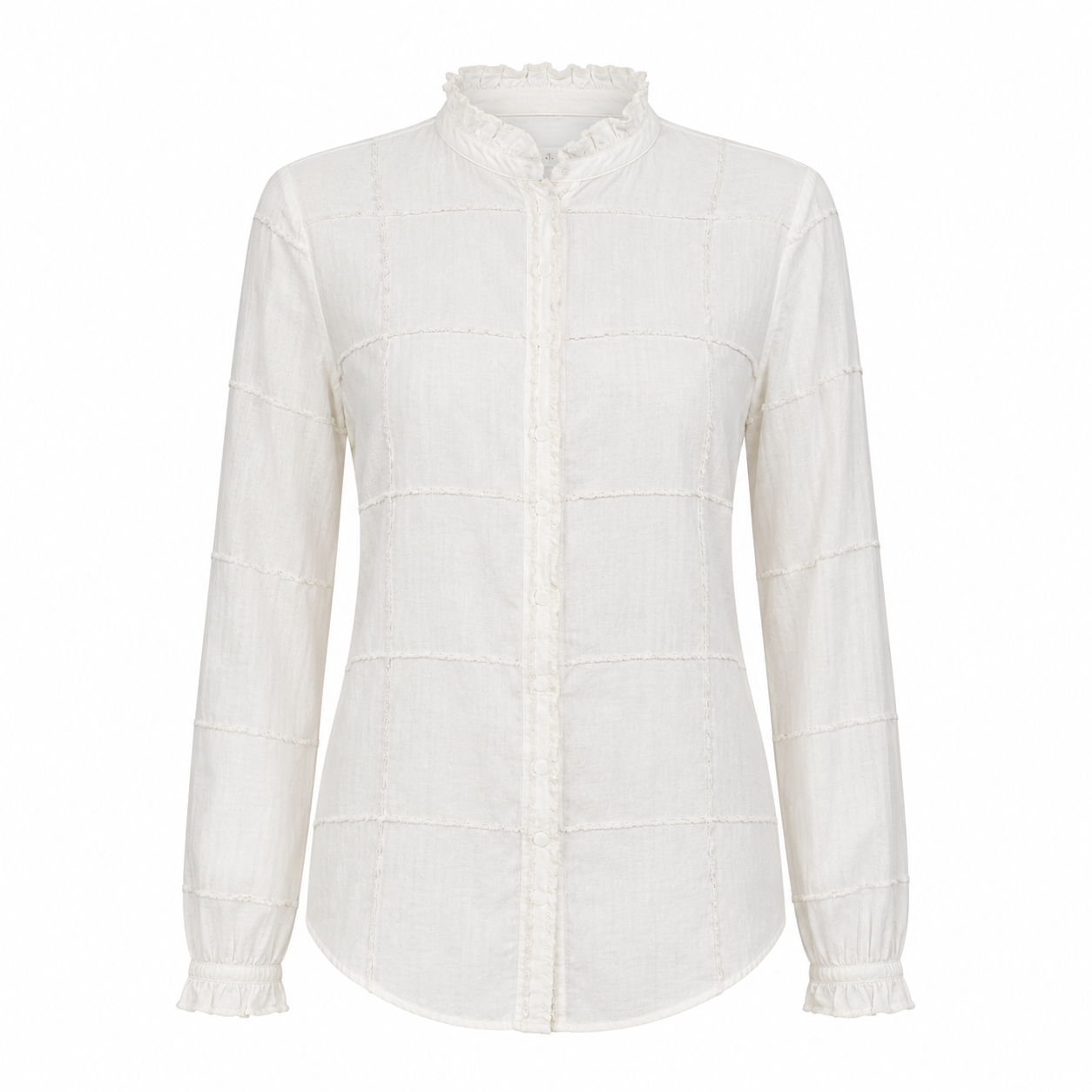 Loft Outlet White Linen Shirt - Size XS