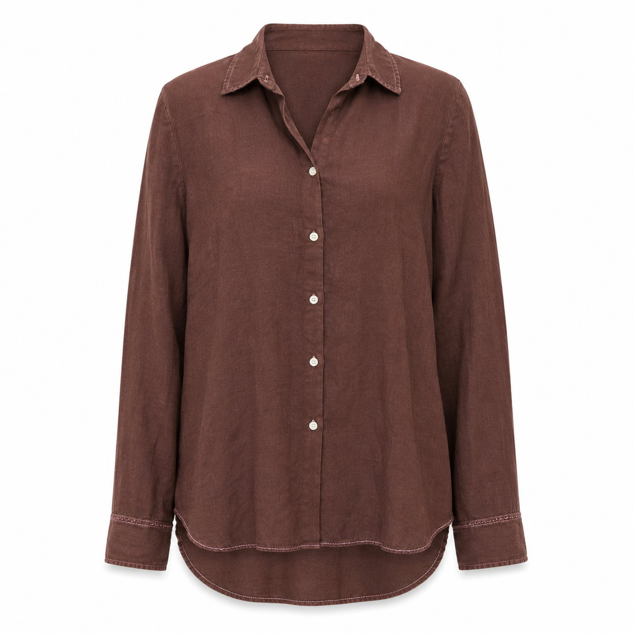 Soul Chocolate Brown & Pink Shirt - Size XL