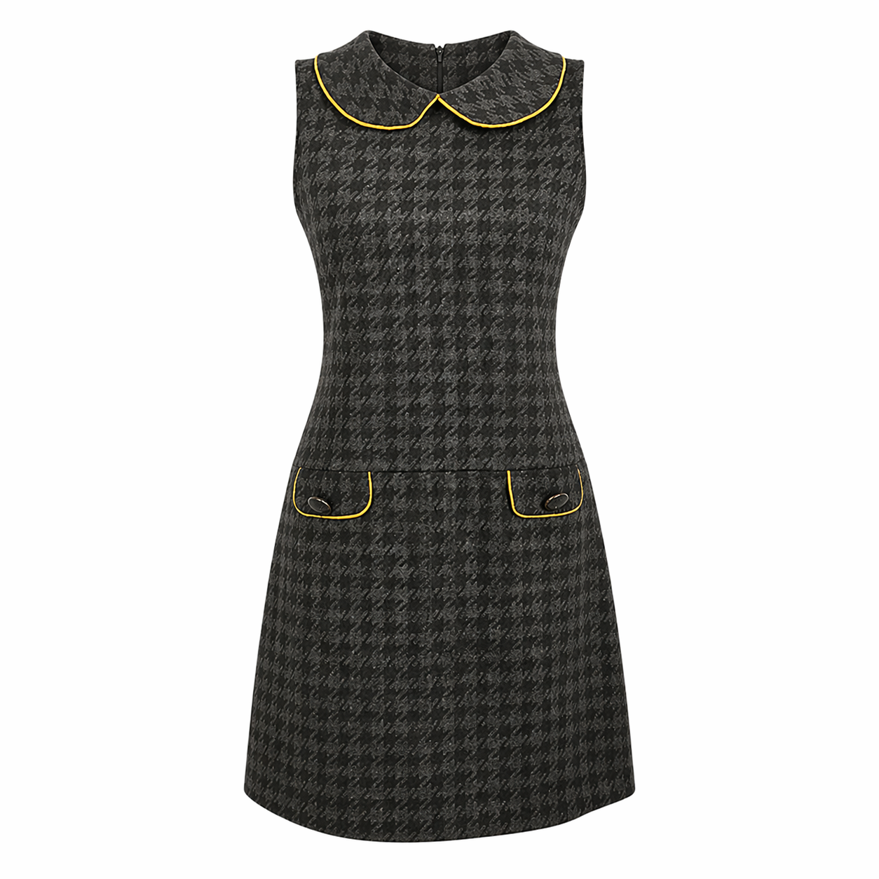 Suga suga Grey & Black Scotch Dress - Size S