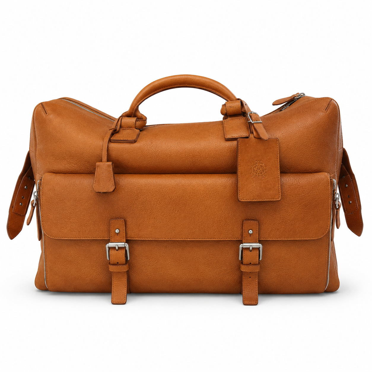 Brown Vintage Leather Travel Bag