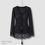Thumbnail: Pilyq Black Textured Mini Dress - Size XS-S
