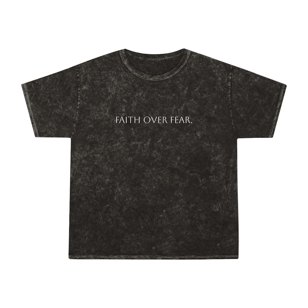 Thumbnail: "Fear Not" Mineral Wash Graphic Tee Unisex