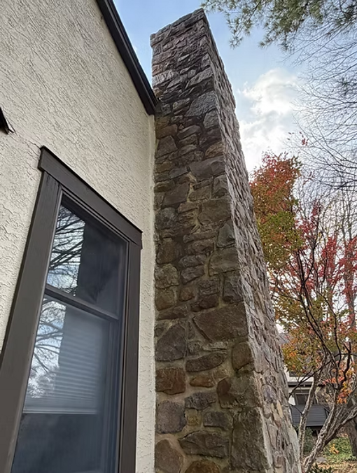 Masonry Facade Stucco Stone Chimney.png