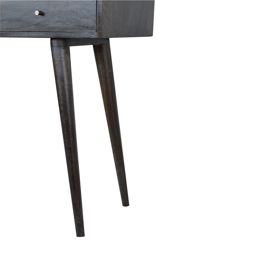 Thumbnail: Ash Black 3 Drawer Console Table