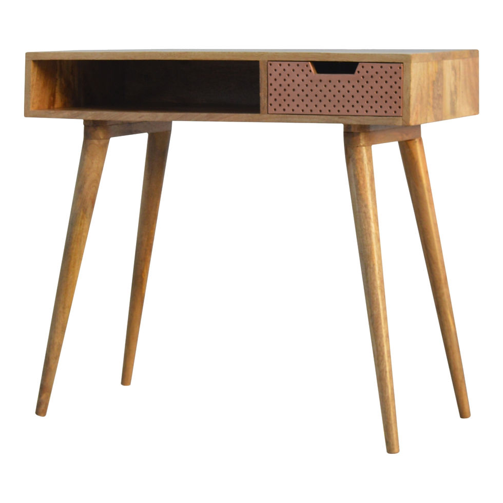 Thumbnail: Perforated Copper Writing Desk