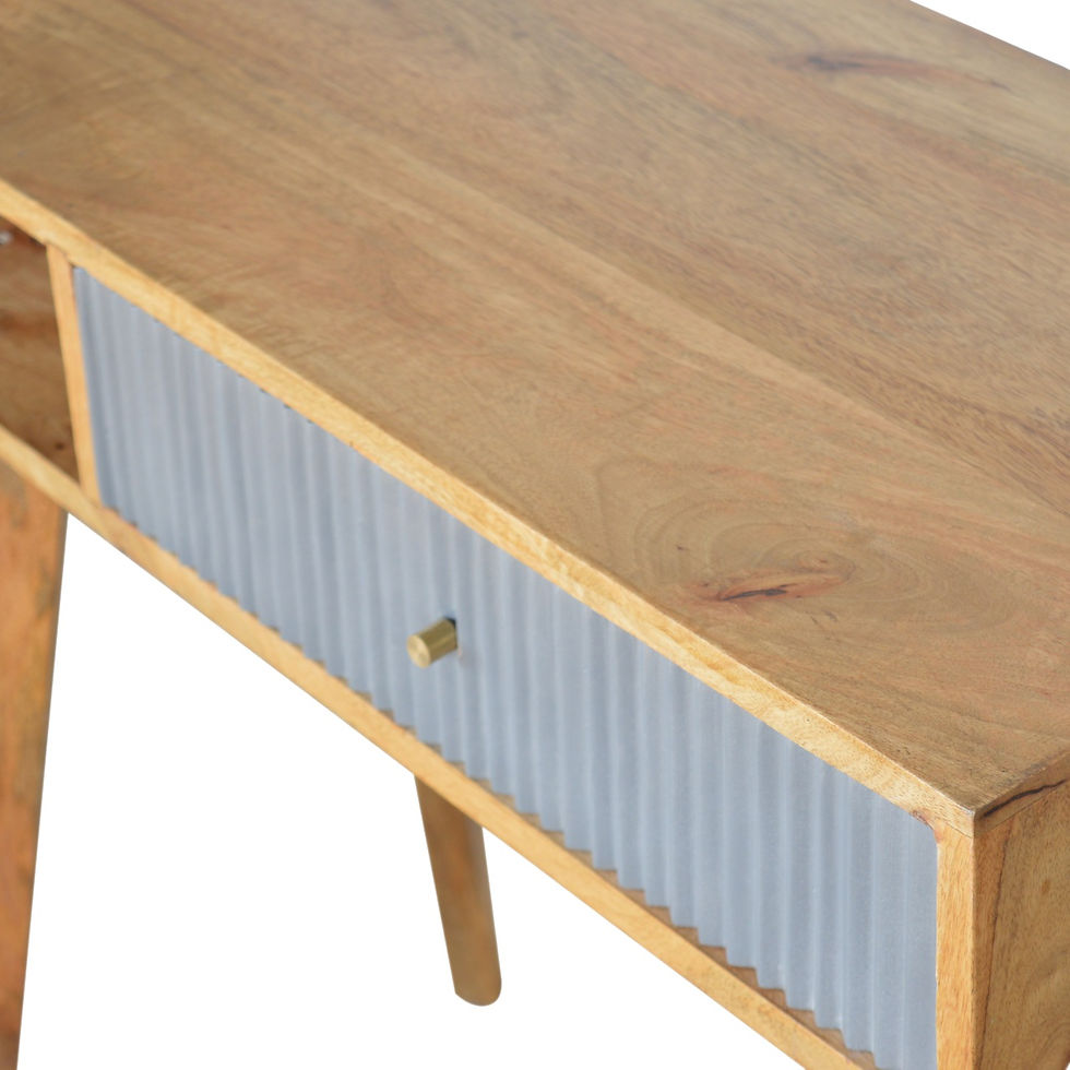 Thumbnail: Line Grey Painted Writing Desk