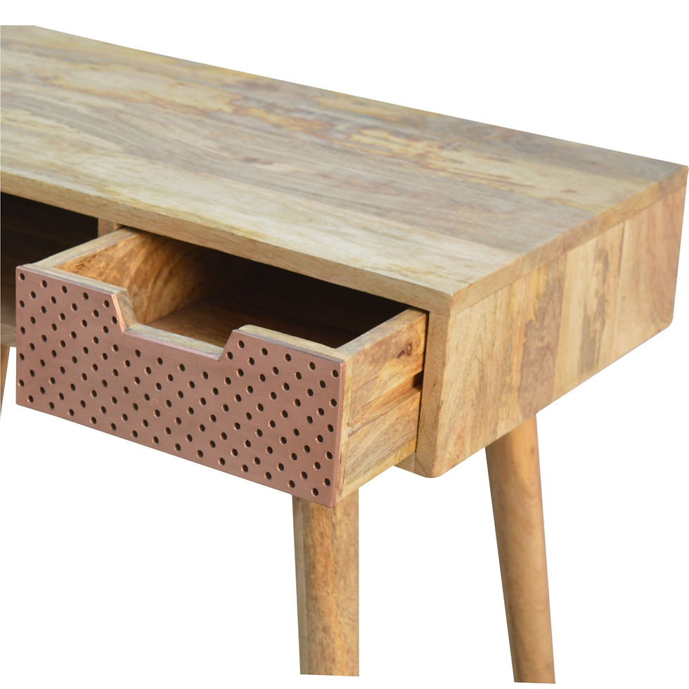 Thumbnail: Perforated Copper Writing Desk