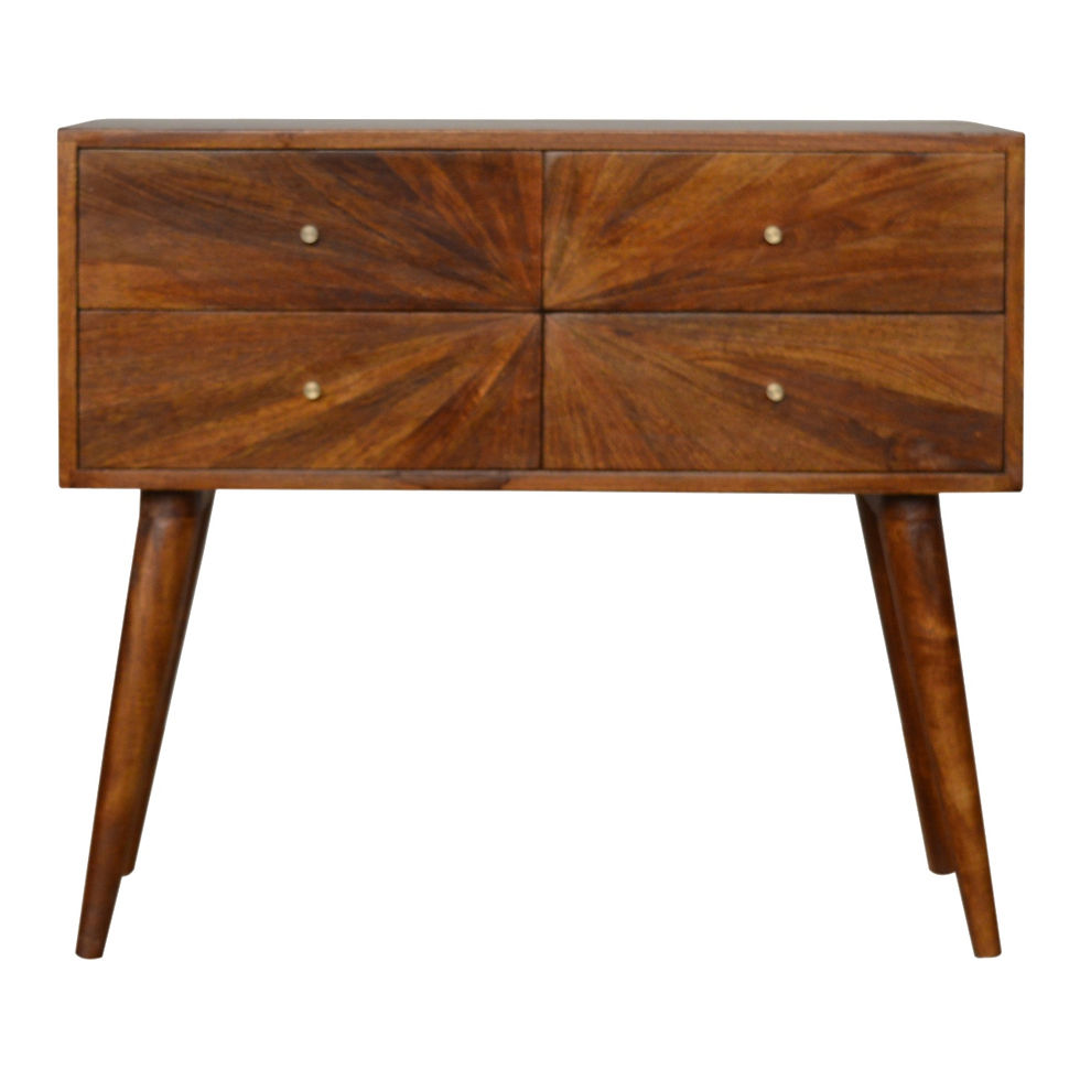 Chestnut Sunrise Console Table
