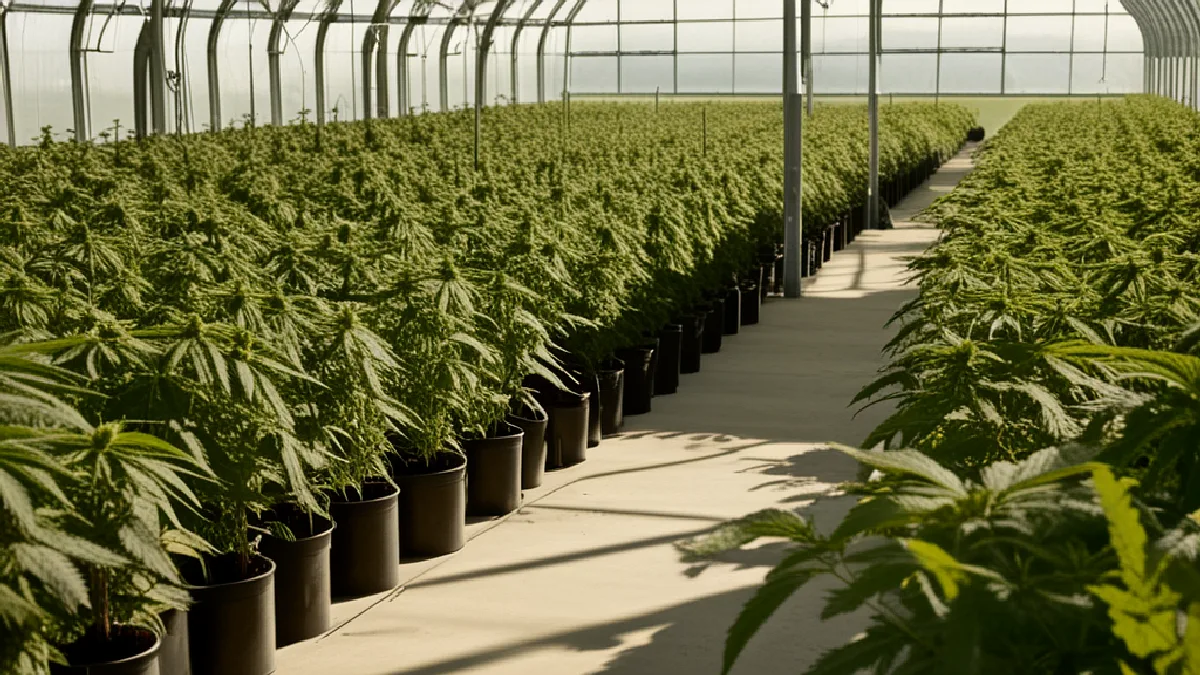 A Western greenhouse evokes neighboring states where voters used initiatives to legalize cannabis.