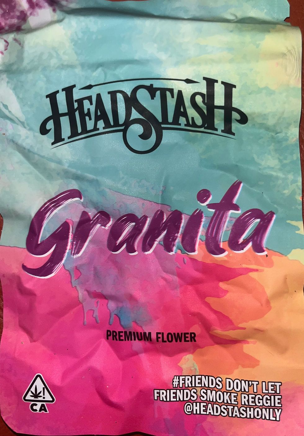 granita weed strain mylar bag head stash