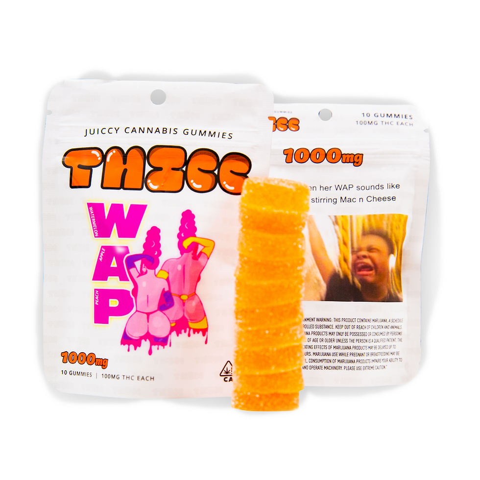 1000mg THC Infused Gummies WAP Weed delivery in Washington DC Maryland and Virginia