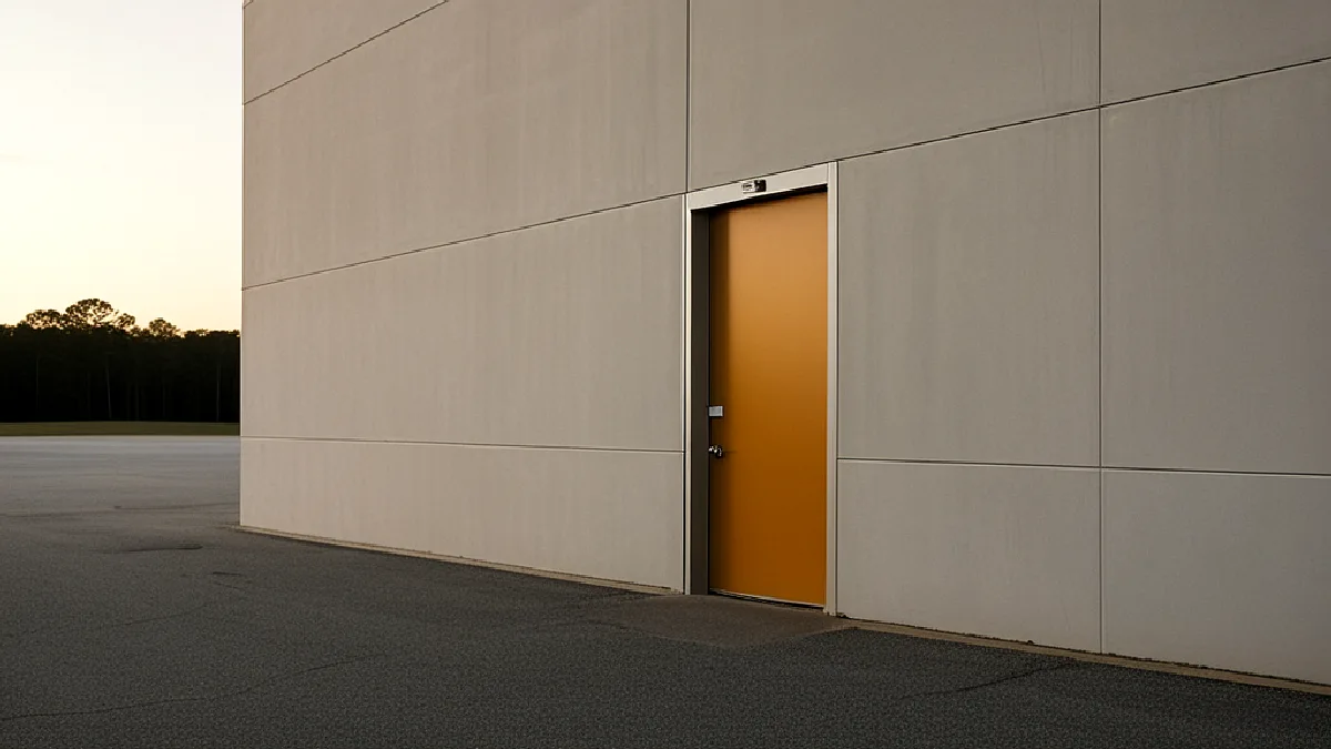 A public health official enters an institutional corridor, symbolizing Alabama’s resolved legal concerns and policy shift.