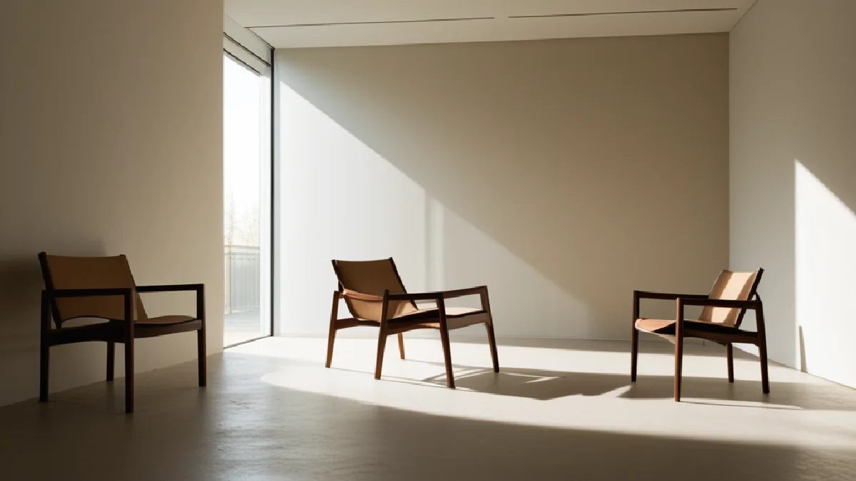 A seated silhouette faces a looming empty chair, symbolizing vulnerability and unchecked authority in psychedelic care.