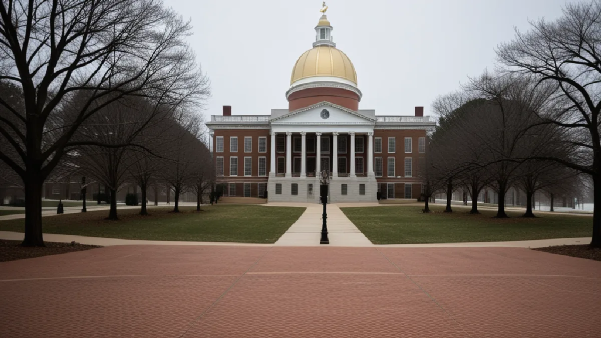 Maryland’s State House represents state-level policymaking shaped by broader federal ethics debates.