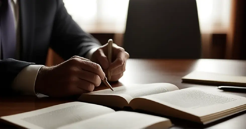 Four attorneys confer anonymously in a law office, representing legal counsel navigating cannabis prohibition.