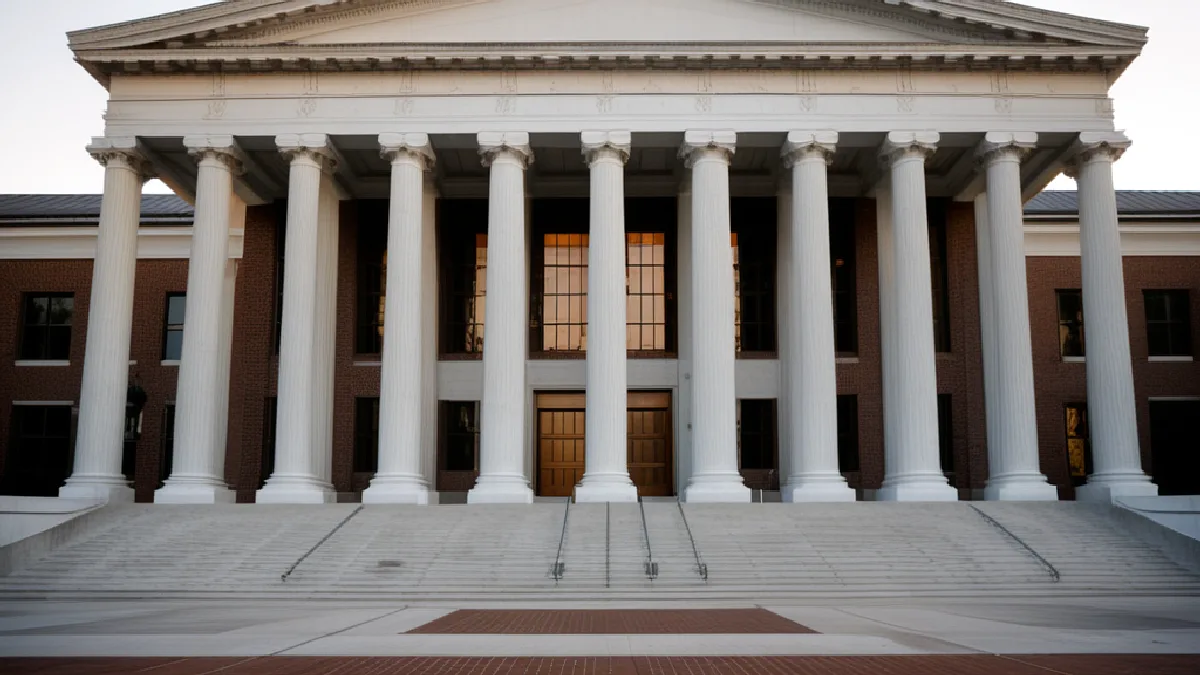 The Florida Supreme Court building represents the legal review required before Floridians can vote.