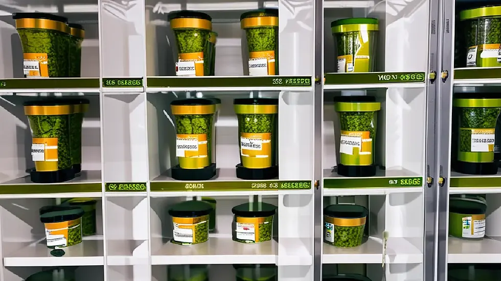 A quiet Michigan cannabis shop interior suggests pressure on sales after the new cannabis tax.