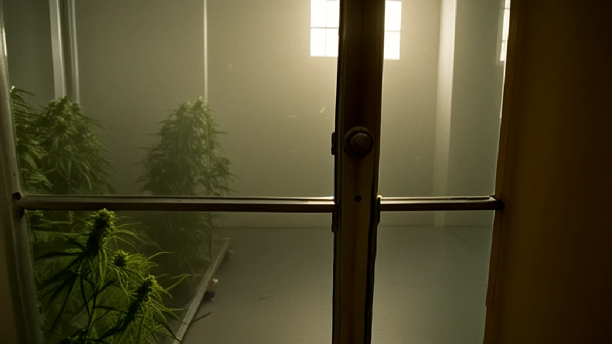 Funcionários de separação e atendimento que não aparecem em imagens organizam pedidos de cannabis e materiais de entrega de forma disciplinada em uma operação de varejo do DMV.