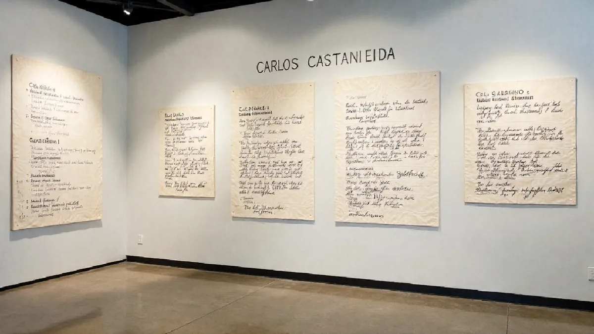 A clean, contextual editorial setting relevant to the cannabis industry, illustrating the section on carlos castaneda and the fabricated shaman.
