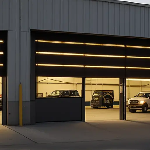 Industrial cannabis facility glows at dusk, representing the assets central to Christina Lake Cannabis Corp.’s competing bids.