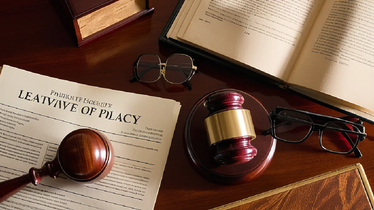 Legislative documents and a gavel on a desk, illustrating the details of the Workforce Recovery and Resilience Act proposal.