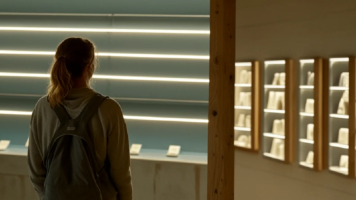 Un fondateur attend dans un espace commercial inachevé, illustrant la pression financière et opérationnelle précédant l’ouverture.