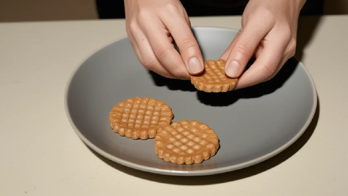 plain confections on a neutral ceramic plate, no packaging, illustrating how this compares to other states