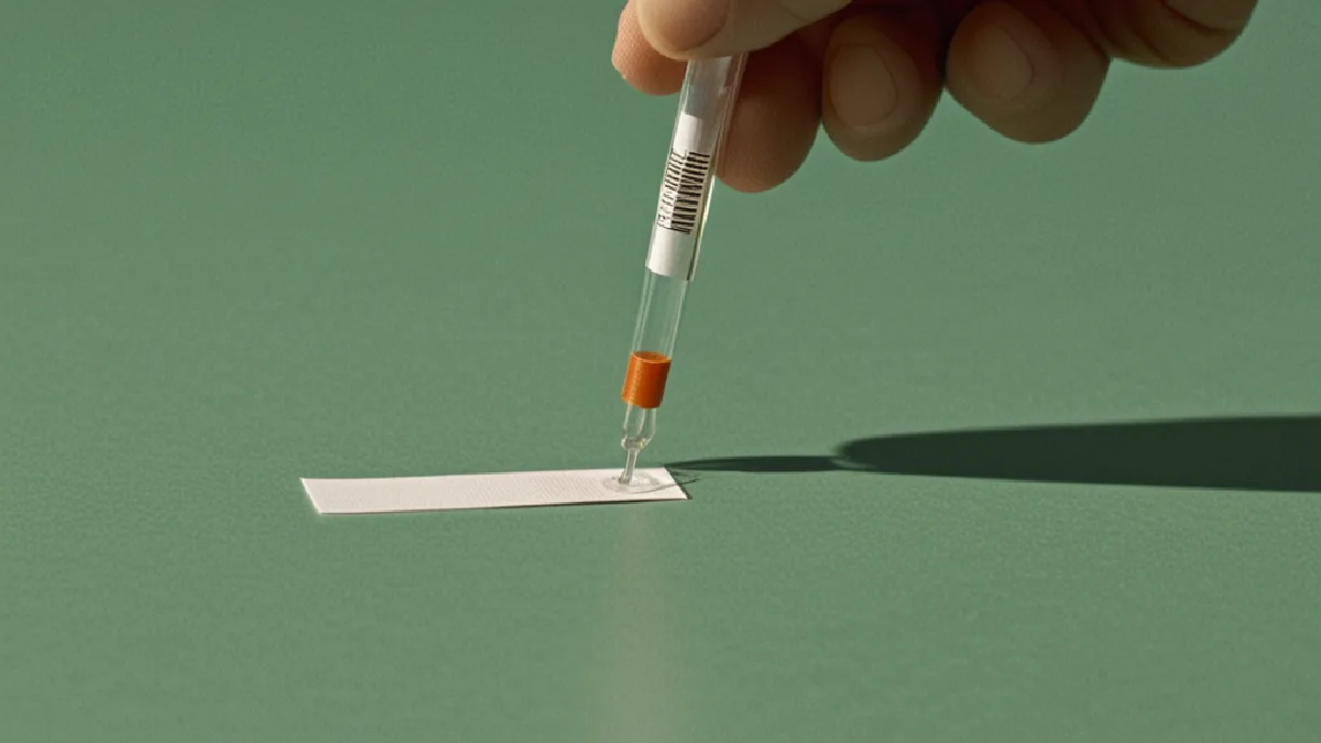 clear sample vials on a clean laboratory bench, no labels or screens in Oregon, illustrating timeline and next steps