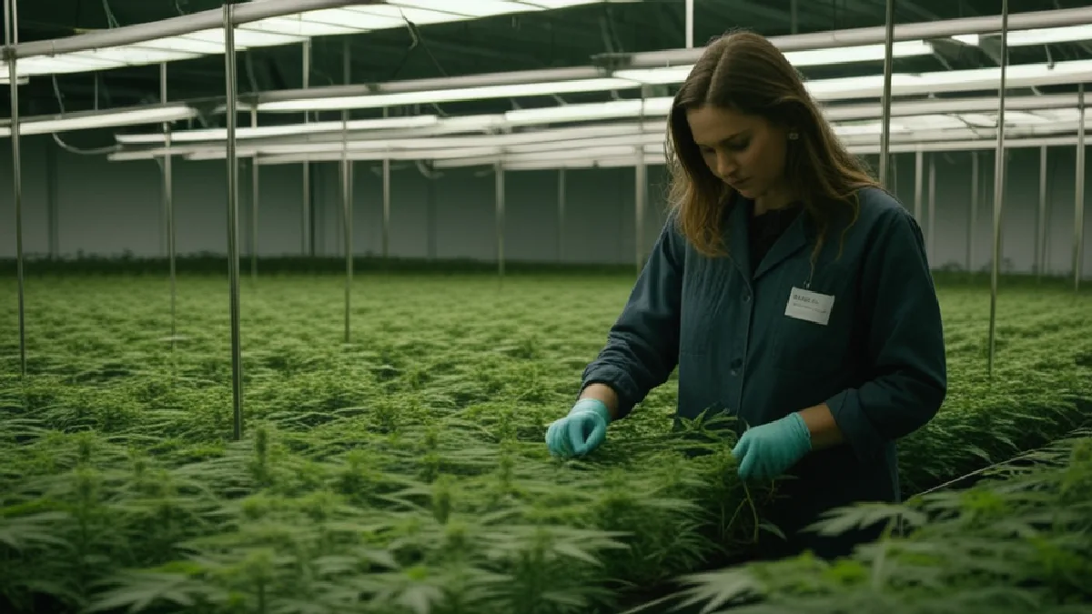 A regulated cannabis canopy illustrates the cultivation tiers and licensing limits proposed for Virginia.
