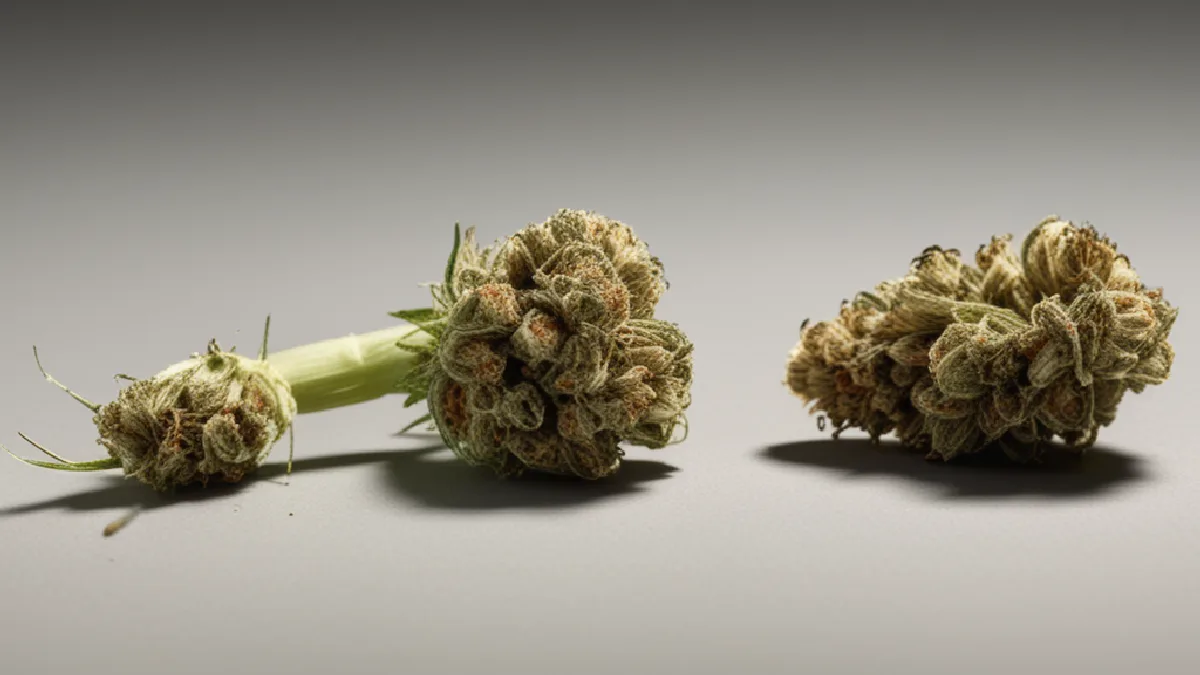 close-up cannabis flower on a neutral surface in Oregon, illustrating what changed and why