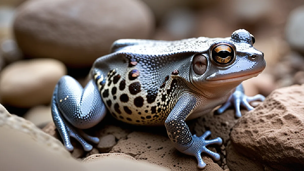 A Colorado River toad sits in its Sonoran Desert habitat, illustrating the animal linked to natural 5-MeO-DMT.